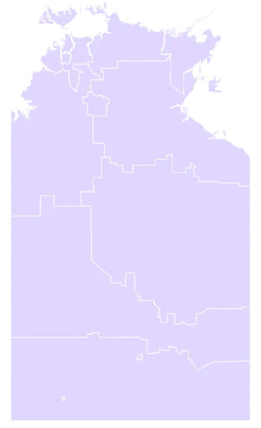Map of Darwin, Australia, showing electoral divisions. Useful for SEO for Law Firms Darwin content.