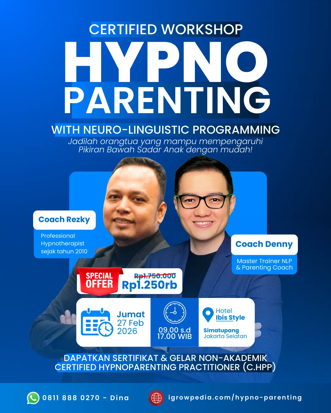 Workshop Hypnoparenting with NLP