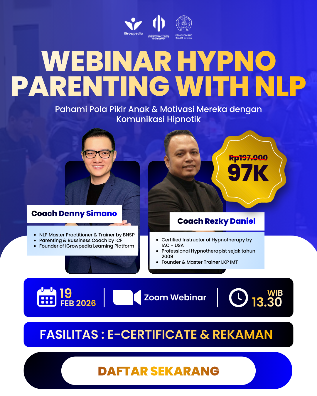 Webinar Hypnoparenting with NLP